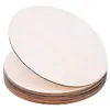 Venta al por mayor del fabricante Bricolaje Disco de Madera Corte Láser Disco de Álamo Chip de Madera Redondo Hecho a Mano para Niños Materiales Didácticos