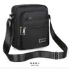 Bolsa Masculina Casual 2026 Novo Modelo Cor Sólida Grande Capacidade Camadas Múltiplas Resistente à Água Bolsa de Ombro Único Transversal com Carteira e Características de Bolsa Transversal