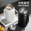 Taza de Acero Inoxidable 316 de Doble Capa con Aislamiento al Vacío, Botella de Agua Deportiva de Gran Capacidad, Taza Térmica Portátil con Logo Personalizado