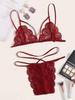 Suministro de comercio exterior Europa y Estados Unidos nuevo bikini de tres puntos ropa interior sexy conjunto sexy fábrica directa al por mayor