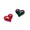 Acrílico plástico frisado colorido peido amor cavalo concha 17 * 21MM cocar corrente de telefone móvel DIY jóias acessórios atacado