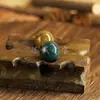 Cristal Natural Ágata Pedra Natural Contas Soltas Acessórios DIY Pedra Olho de Tigre Contas Redondas Lápis Lazúli Contas Soltas Atacado