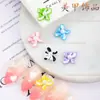 Acessórios de Arte para Unhas Novos de Verão Flores de Liga Tridimensionais Spray de Pintura Fosco Cor de Doce Metálica Decorações para Unhas