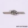 Fivela decorativa redonda de 7 mm de comprimento para mala, roupa, sapato, fivela de pino, flor de sapato, acessórios, marca com letra em inglês, fábrica há 40 anos