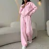 Moda Femenina Europea y Americana Transfronteriza Otoño 2026: Conjunto de Sudadera con Capucha Deportiva de Color Sólido y Cremallera con Cordón