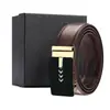 Cinto Masculino Personalizado Fivela Automática Couro Genuíno Marrom Guangzhou Celebridade da Internet Transmissão ao Vivo Cinto de Couro de Vaca Cinto de Calça Fabricante Atacado