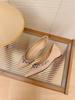 Sapatos de Noite Delicados para Mulheres Baixinhas com Saias, Mocassins de Solado Macio de Bico Fino, Sapatos Mary Jane Retrô Franceses com Aumento de Altura para Mulheres