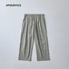 Sin devolución [Liquidación limitada, precio especial ultrabajo] Pantalones casuales rectos sueltos de primavera y verano para hombre de APO