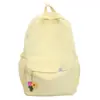 Mochila Escolar Estudiante de Gran Capacidad Estilo Japonés Ins Mochila Sencilla para Niñas, Versión Coreana para Estudiantes de Bachillerato y Secundaria, Estilo Chica Suave, Mochila de Color Sólido