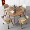 Mesa de Recepção Simples para Negociação e Combinação de Cadeiras Escritório Lazer Loja de Chá com Leite Café Aluguel Mesa de Jantar Doméstica Moderna