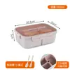 Caja de conservación de grado alimenticio, caja de frutas portátil, lonchera para llevar, caja de almacenamiento de alimentos para refrigerador
