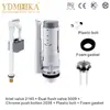 MEIKA Kit Premium para Cisterna de Inodoro Juego de 2 pulgadas Ensamblaje de Válvula de Doble Descarga Accesorio Duradero para Tanque de Inodoro para Suministro al Por Mayor de Proyectos K3009