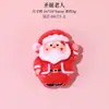 Série de Natal acessórios de resina brilhante cola de creme DIY capa de celular acessório de cabelo chaveiro decoração ímã de geladeira