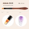 Pluma de Manicura Japonesa Pluma de Calabaza Pluma Pintada Varilla de Sándalo Dibujo de Línea de Tirón Flor Gancho de Línea Pintura Gradiente Tinte Blout Herramienta de Manicura