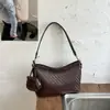 Bolso de Axila para Mujer 2026 Nuevo Modelo de Verano, Bolso de Hombro Tejido de Patrón Vintage de Gama Alta, Bolso Cruzado Tipo Cubo para Viajes Diarios