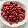 10mm cor Fofo cerâmica furo grande contas de ábaco diy feito à mão corrente de celular acessórios de cabelo material para colar