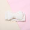 INS Primavera e Verão Infantil Big Bow Malha Alça de Cabelo Duplo Arco do Bebê Stretch Hair Strap Acessórios para o Cabelo Infantil