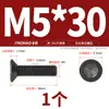 Tornillos de Acero Inoxidable 304 Negros de Cabeza Plana Avellanada Antirrobo con Tornillos de Máquina Torx Chapados en Zinc Negro M3M4M5M6