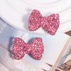 Cielo estrellado lazo colorido arcilla suave clásica cuentas de diamantes completos agujero recto accesorios para llavero de teléfono móvil DIY collar