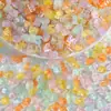Números Arábicos Transparentes Cola Creme Sapatos com Furo DIY Adesivo para Geladeira Material para Papelaria Acessórios de Cabelo Acessórios de Resina