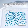 Brillo de Colores Mini Circonita Planos Fondo Biselado Joyería para Manicura Venta Caliente Transfronteriza Uñas Dopamina Accesorios para Uñas