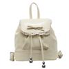 Mochila Dulce con Lazo Estilo Coreano para Mujer Moda Verano 2025 Tendencia Elegante Versátil Bolso Pequeño para Axila de Mujer
