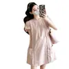 Vestido de Maternidade Elegante de Verão 2026, Slim Fit, Afina a Silhueta e Rejuvenesce, de Comprimento Médio