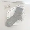 Meias Femininas Zhuji para Primavera e Verão, Meias com Renda na Barra, Meias Tendência de Cano Médio, Resistentes ao Odor, Absorventes de Suor, Meias Arrastão Respiráveis de Tela
