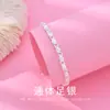 Pulsera Corazón Trébol de Cuatro Hojas de Plata Pura S999 Lujo Accesible Diseño de Nicho Pulsera para Mejor Amiga Accesorios Femeninos de Plata Esterlina Regalo de Cumpleaños