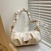 Bolso pequeño plisado superpopular de alto valor para mujer 2024 nueva moda bandolera versátil explosivo bolso de hombro/axila