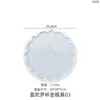 Molde de Resina de Cristal DIY Papoula Padrão Mandala Porta-copos Decoração de Mesa Molde de Silicone Atacado em Estoque
