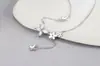 Collar con Borlas de Flor de Mariposa para Mujer Collar de Verano 2022 Nuevo Estilo Colgante de Mariposa Cadena Delicada para Clavícula