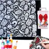 Manta de Colorir DIY Nova com Marcadores Manta de Colorir DIY com Marcadores