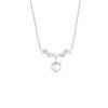 Collar con diseño original de BaObAo en plata de ley s925 con forma de estrella mágica y árbol de Navidad para niñas, regalo de lujo para las fiestas.