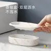 Juego de Cinco Piezas de Baño de Lujo Ligero, Kit de Baño, Taza de Cerámica para Cepillo de Dientes de Baño, Bandeja para Tazas de Lavar