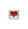 Venta Caliente Transfronteriza Corazón Acero Inoxidable Dibujos Animados DIY Pulsera Hecha a Mano Pulsera de Módulo Italiano Correa Accesorios de Regalo