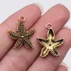 23X19Mm 1.6g Multicolor DIY Aleación Joyería Accesorios Animal Marino Estrella de Mar Colgante