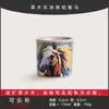 Taza de Té de Cerámica con Diseño de Pintura al Óleo con Ceniza de Planta, Uso Personal para el Hogar, Juego de Té Kung Fu, Taza de Maestro para Beber y Degustar Té