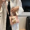 Bolsa de Mão Tipo Balde de Couro com Cera de Óleo Vintage Feminina Chegada Nova Primavera 2025 Fashion Versátil de Alta Qualidade para o Dia a Dia Bolsa de Ombro