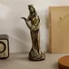 Estátua Transfronteiriça da Deusa Grega da Riqueza Presente de Inauguração Balcão de Caixa Decoração da Sorte para Escritório Ornamento Criativo Venda por Atacado