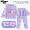 Traje de Baño Maravilloso y Lindo para Niñas, Conjunto de Dos Piezas con Mangas Largas y Pantalones Largos para Niños Mayores, Nuevo Traje de Baño con Protección Solar 2025