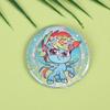 Insignia de Lata My Little Pony Broche de Dibujos Animados Anime Accesorio para Bolso Colgante