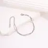 Pulsera de Acero de Titanio, Pulsera de Oro de 18K Electrochapada al Vacío, Cadena que No se Desvanece, Pulsera de Cadena Retorcida Circular de Serpiente al por Mayor
