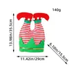 Pantalones Creativos de Elfo Navideño Sombrero Decoración de Fiesta de Amazon Sombrero Peludo Verde Fabricante de Sombreros Navideños Mayoreo