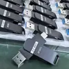 Pen drive USB de alta capacidade 64GB 128GB 256GB, uso duplo para celulares e tipo-C, pen drive USB para carro, pen drive USB de metal, alta capacidade 32GB
