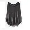 Peluca de una sola pieza para mujer, ligeramente rizada con rizos hacia adentro y mechas, postizo para añadir volumen, cabello esponjoso y realista, pieza de extensión de cabello invisible sin costuras