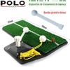 Exercitador de Swing de Golfe Enviando Bastão Giratório Tapete de Prática de Golfe Indoor Mini Tapete de Impacto Tapete de Impacto