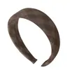 Diadema de Tela a Cuadros Retro con Calavera Alta y Cabeza de Esponja para Mujer, la Calavera Alta Hace que la Cara Parezca Más Pequeña, Pinza para el Cabello, Accesorios para el Cabello Simples y Versátiles