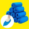 Cubrezapatos Desechables para Interior de Tela No Tejida Engrosados Antideslizantes Resistentes al Desgaste Transpirables Cubrezapatos Fábrica Taller Libre de Polvo Sala de Máquinas Cubrepies