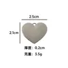 Suministro Directo de Fábrica Colgante Corazón de Melocotón Colgante de Amor Colgante Individual Aleación con Forma de Corazón Colgante para DIY Collar Pulsera Accesorios de Joyería